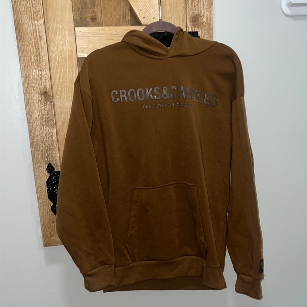 Crooks & Castles‎ brown hoodie #61